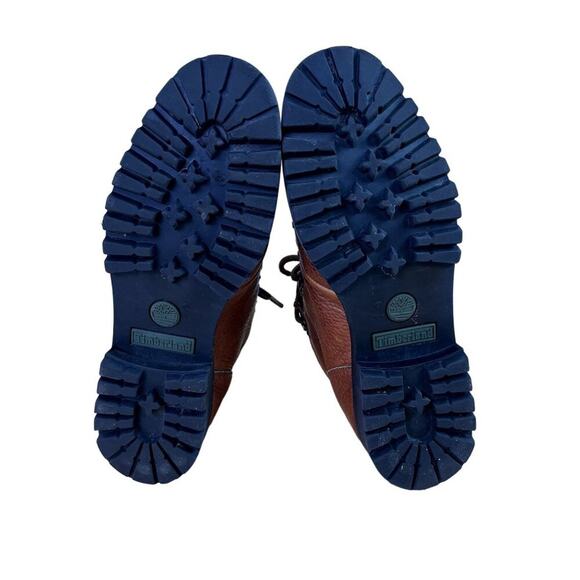 Timberland Boots Women’s 6.5 M Brown Hiking Genuine Leather Made In Italy Vtg - Picture 5 of 10